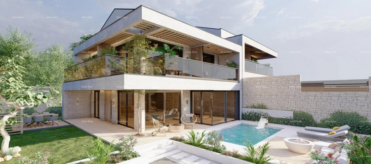 Продажа современных вилл в красивом жилом районе Умага 6