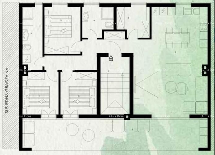 Prodamo stanovanja v novem stanovanjskem objektu, Pula 4