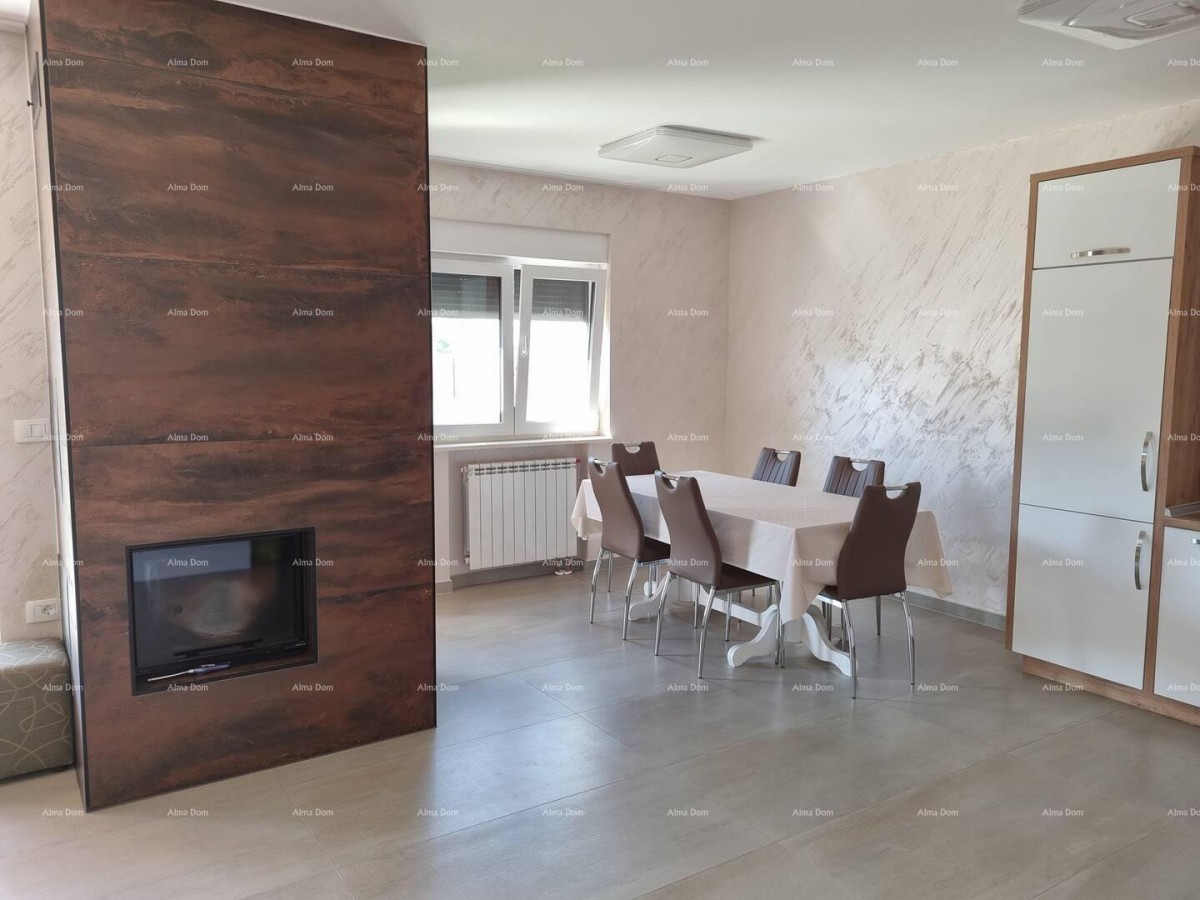 The Scar of the Town of Svetvinčenat. A Double House Surrounded by Greenery. 5