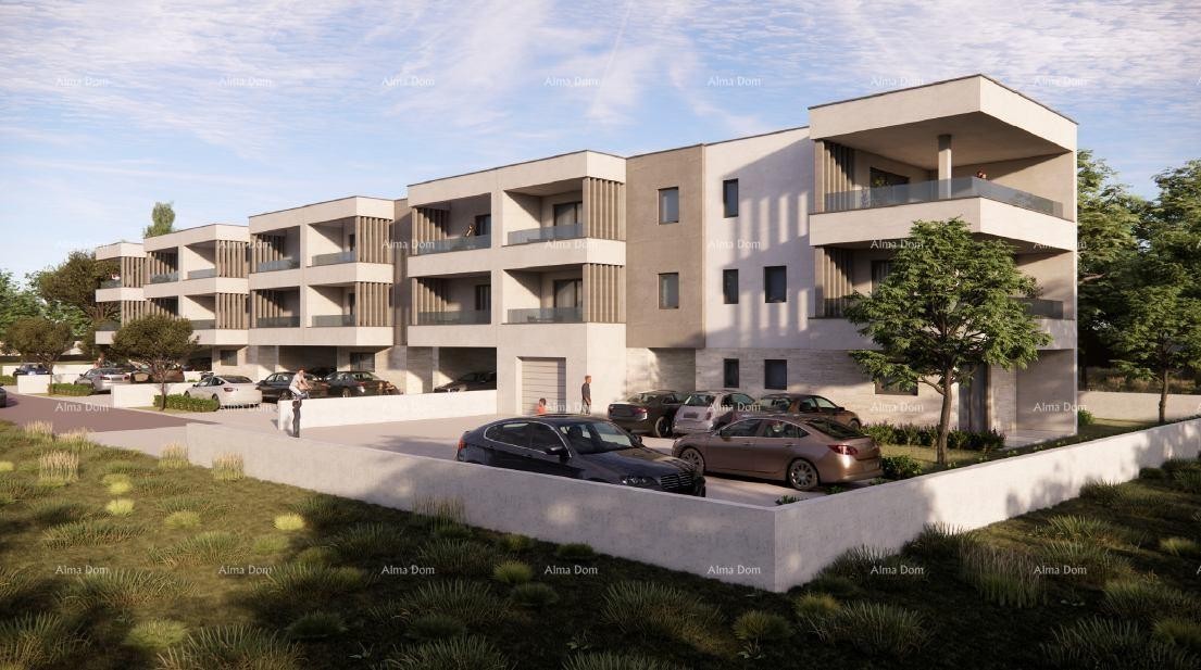 ŠTINJAN – NEW BUILDING NEAR THE SEA AND THE CITY. Apartment C Building D 2