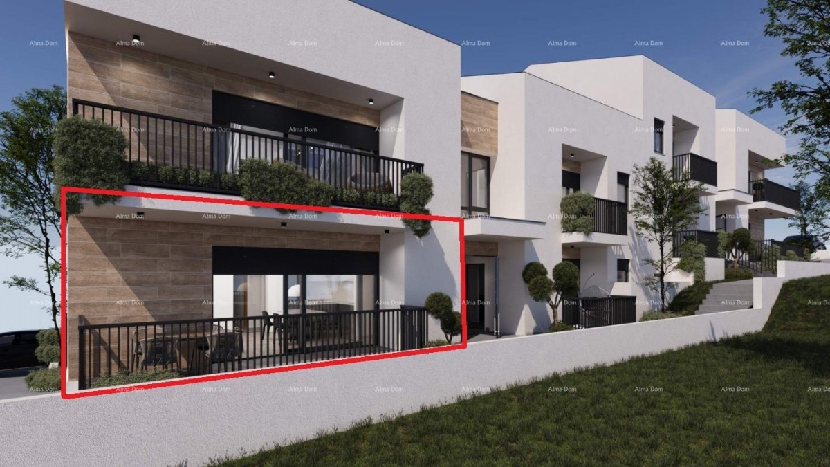 ŽMINJ – two-bedroom apartment on the ground floor, ideal for a family (Apartment D) 3
