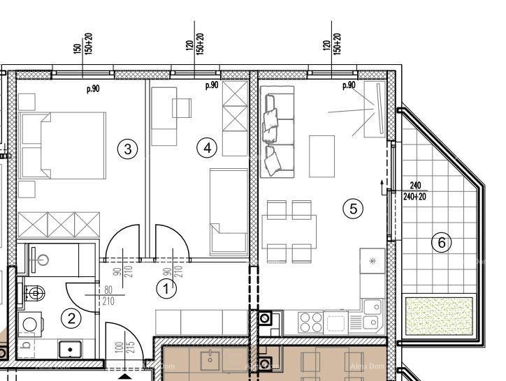 STOJA. Appartamenti in vendita in un nuovo progetto residenziale in una posizione esclusiva, a 300 m dal mare, Pola, 9