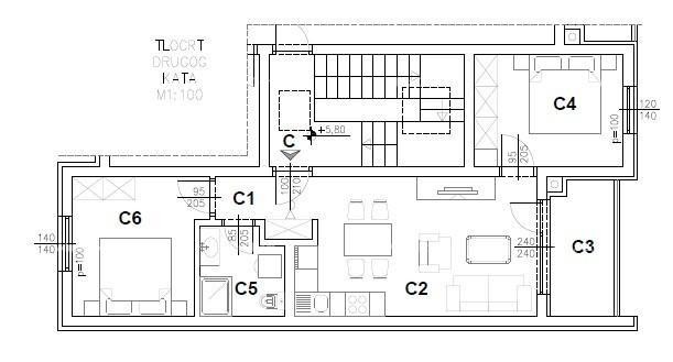 Prodaja - Moderno stanovanje v novem zasebnem stanovanjskem kompleksu v Šijani, Pula! E-C 10