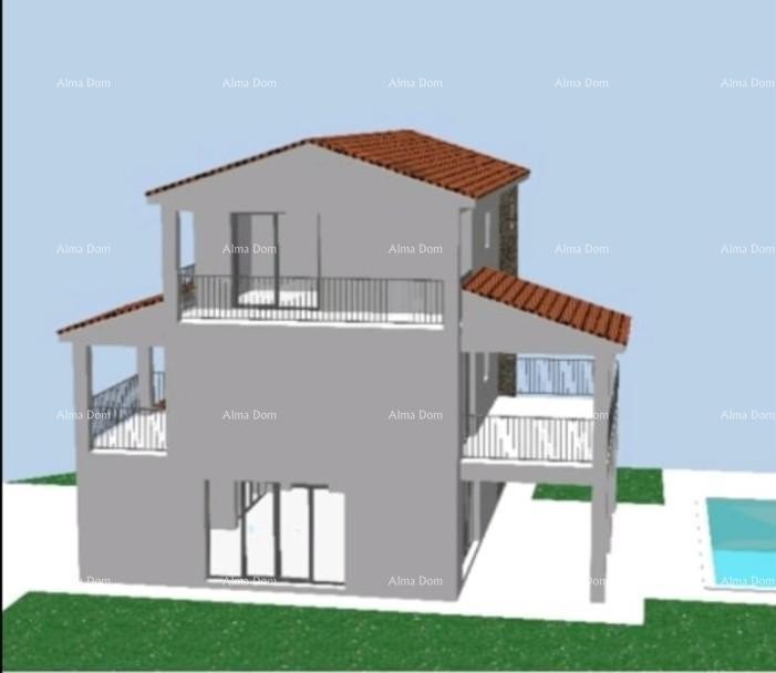 For sale: old stone house with land in Barban, ideal for a vacation home. 7