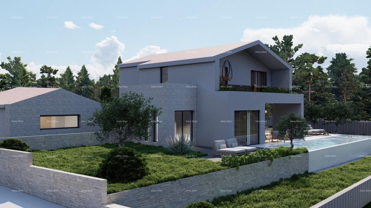 Tinjan – Građevinsko zemljište 1.152 m² s  dozvolom i  projektom za kuću s bazenom 14