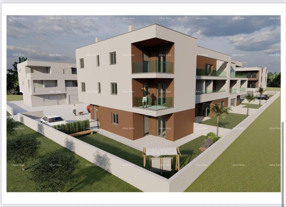 PULA, Novogradnja! Valmade. 2 km do centra grada. 2