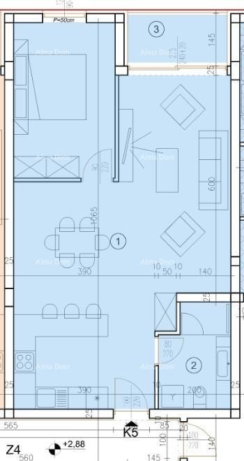 Novo u ponudi! Stan s parkirnim mjestom na top lokaciji-Medulin! 5