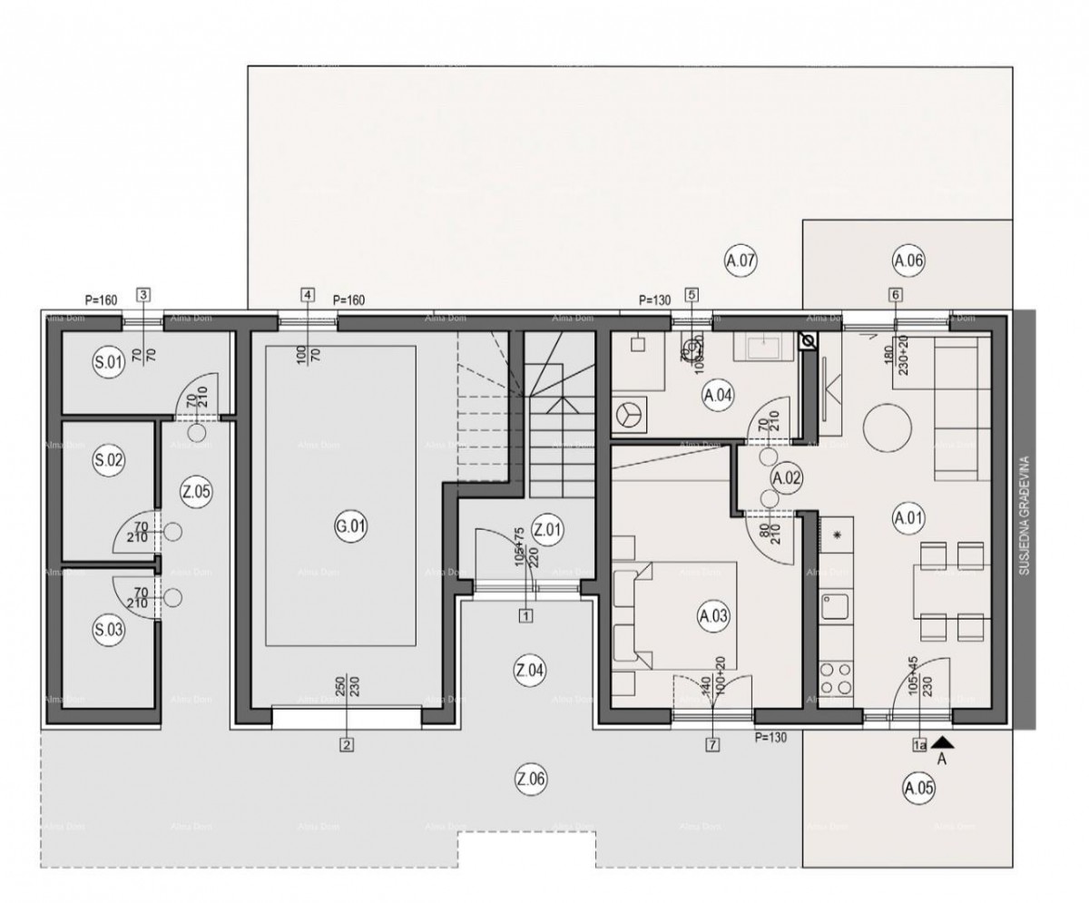 Prodaja stanova u izgradnji - novi stambeni kompleks, Pula! 8