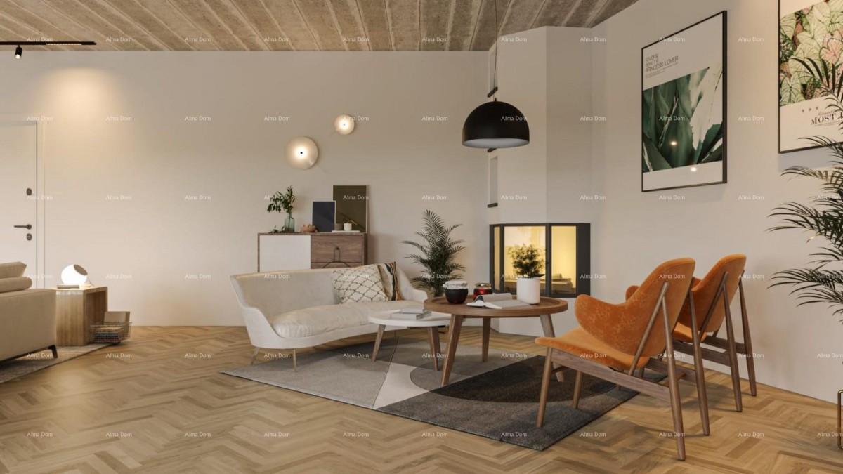 Vendita di un terreno edificabile con permesso di costruzione per la realizzazione di una moderna casa familiare, nei pressi di Barban! 5