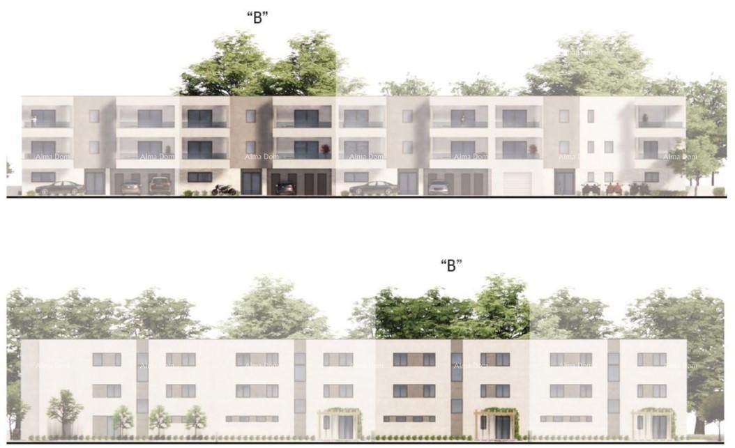 ŠTINJAN – NOVOGRADNJA U BLIZINI MORA I GRADA. Stan B Zgrada B 4