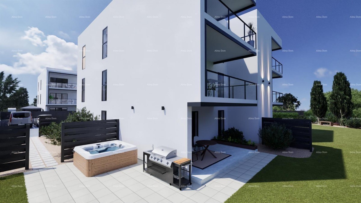 Sale - New, modern apartments near the sea with parking spaces and a yard, Peroj! Sea view! Z2-S2 3