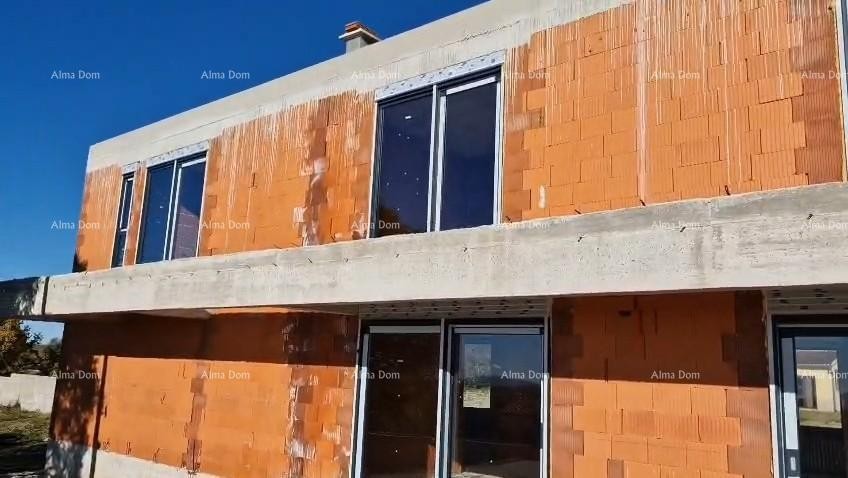 Kanfanar, casa moderna in fase di Roh-bau 14