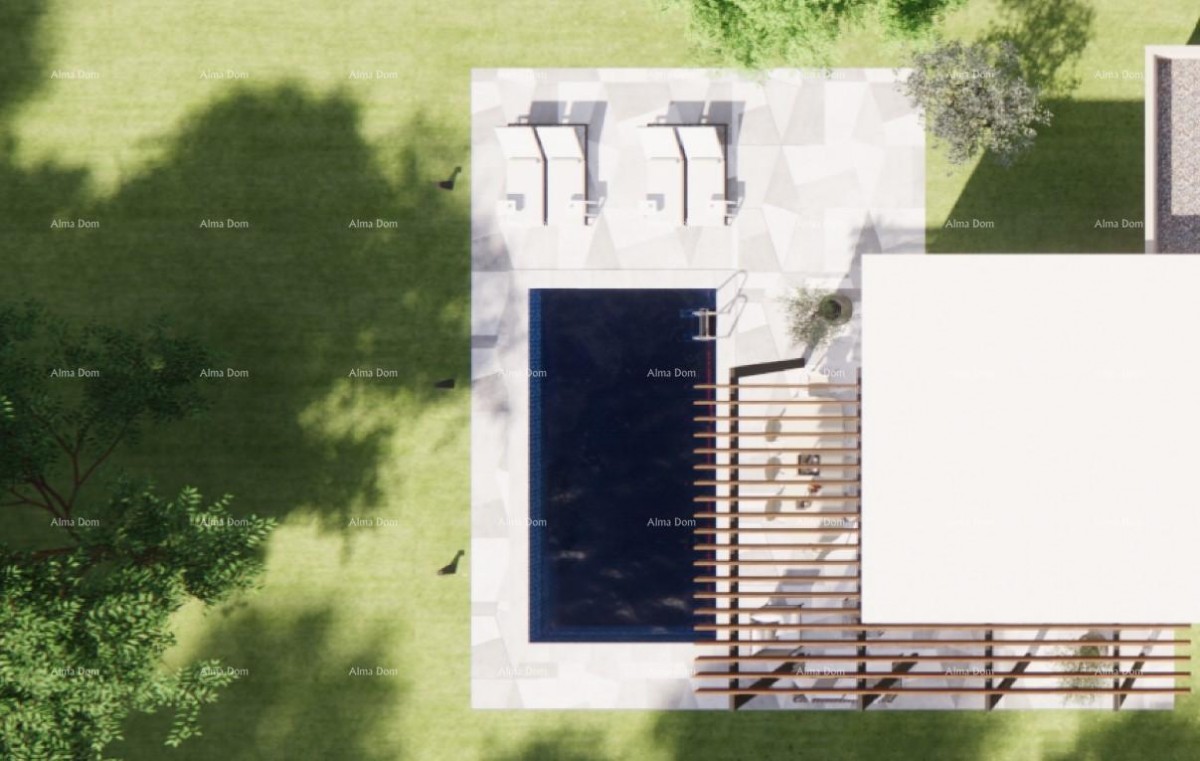 Ville di lusso in vendita, design moderno con piscine, dintorni di Dignano! VA 3