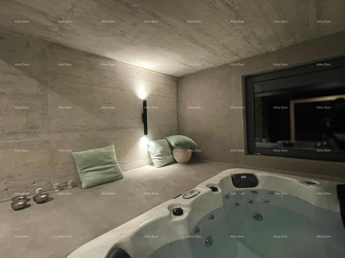 Lussuosa villa con vista su Motovun! 36