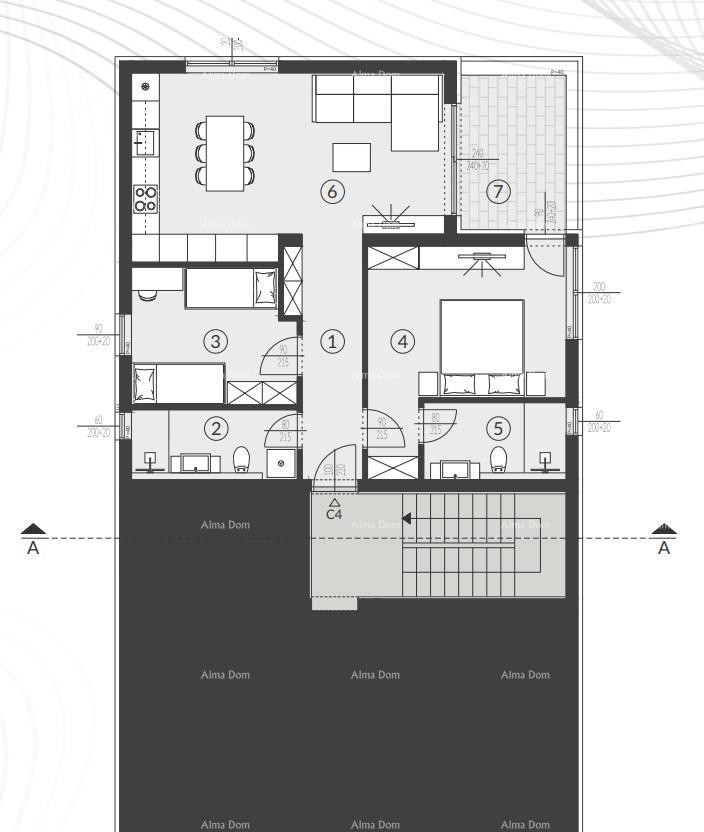 Продажа квартир в современной новостройке с бассейном, Фажана! 8