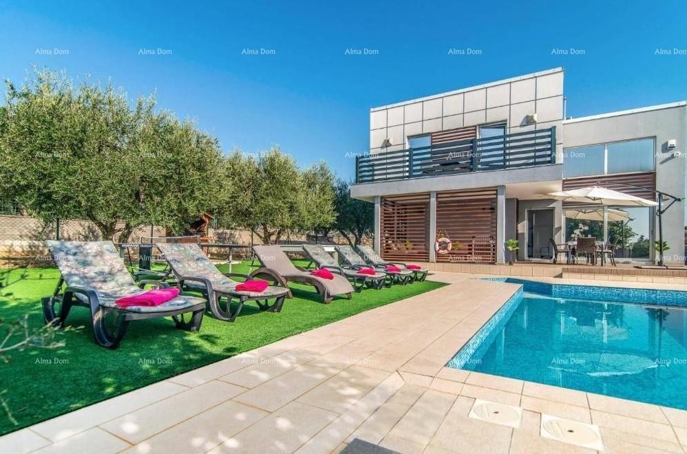 VODNJAN – Moderna villa con piscina, vista sui Brijuni e ampio giardino! 1