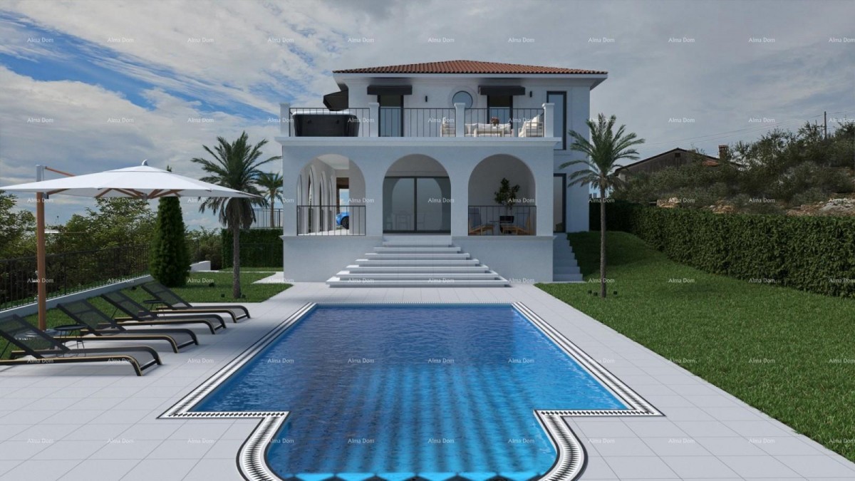 Buje, villa di lusso con piscina 16