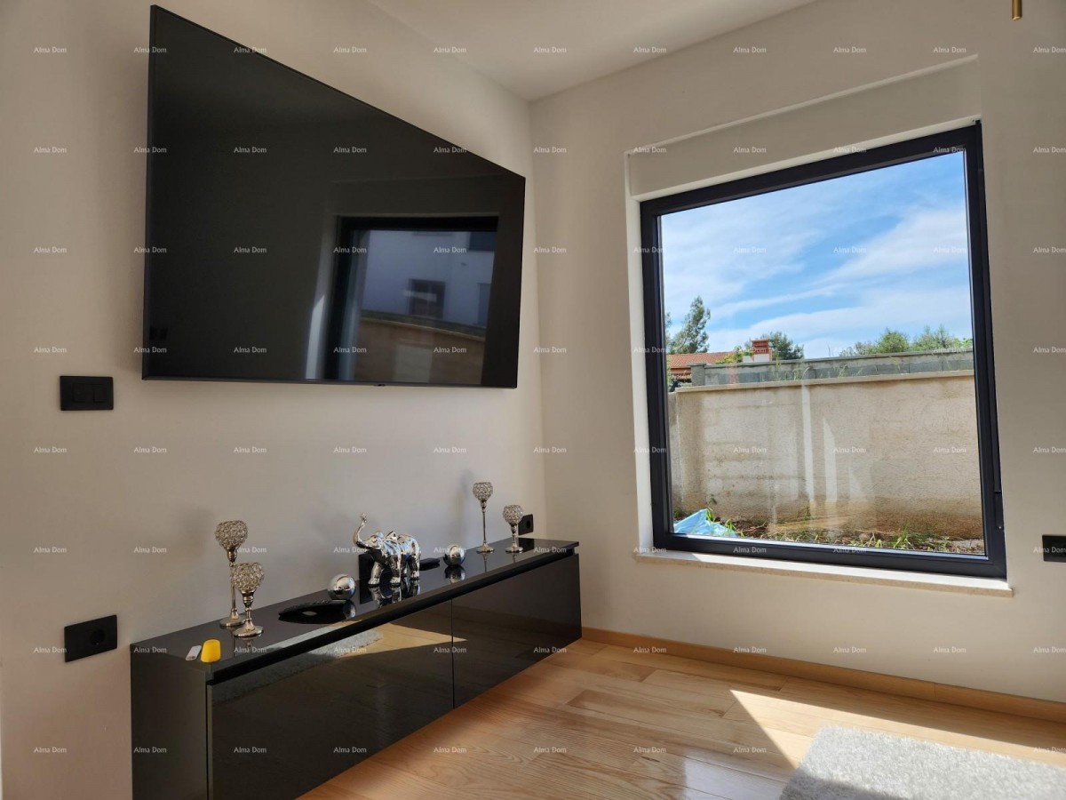 Istria, Ližnjan, 1 km dal centro di Medulin, nuova casa moderna con piscina per le vacanze. 8