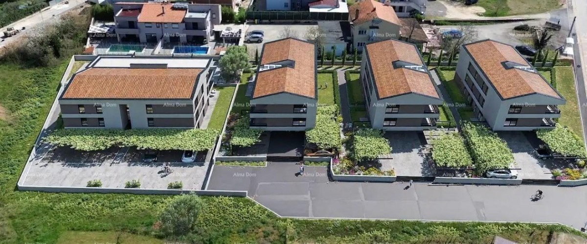 Prodaja stanova u modernoj novogradnji s bazenom, blizu Fažane! 1