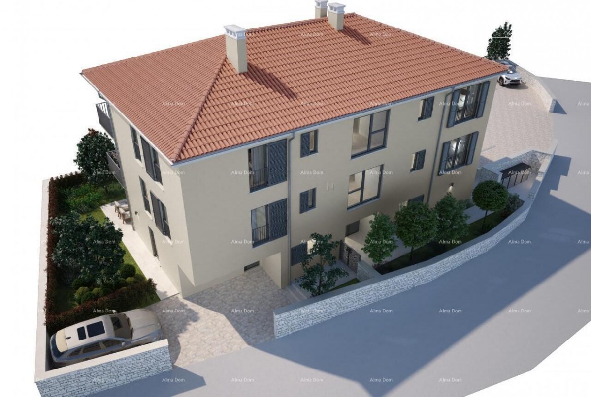 GRADBENIŠKO ZEMLJIŠČE S DOVOLJENJEM ZA GRADNJO 6 LUKSUZNIH APARTMAJEV – KAŠTEL 4