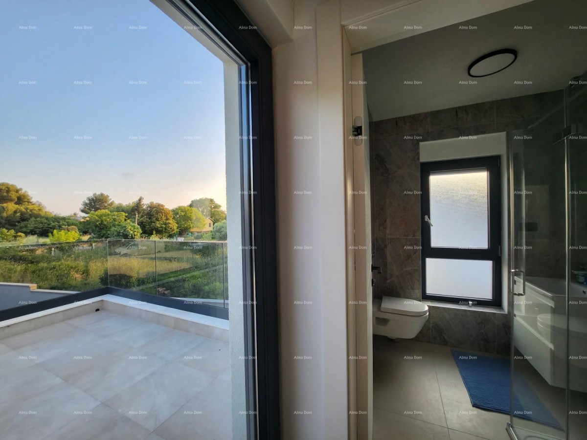 Istria, Ližnjan, 1 km dal centro di Medulin, nuova casa moderna con piscina per le vacanze. 25