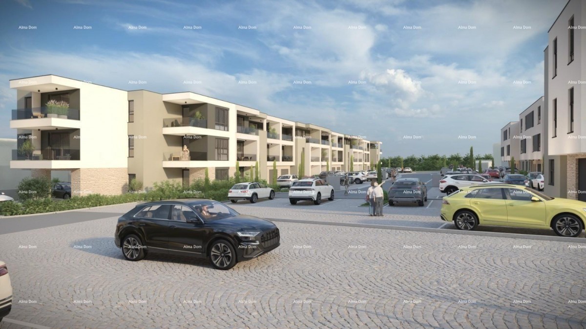 Prodaja! Stan v novogradnji s 3 spalnice in dvema parkirnima mestoma, Pula, Valdebek! Z21-S4 2