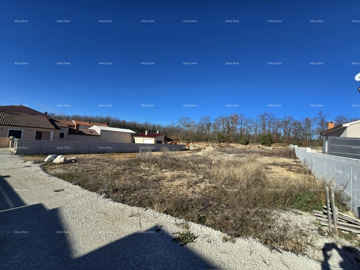 Istra. Bibići. Vendita di terreno edificabile con progetto, Bibići 14