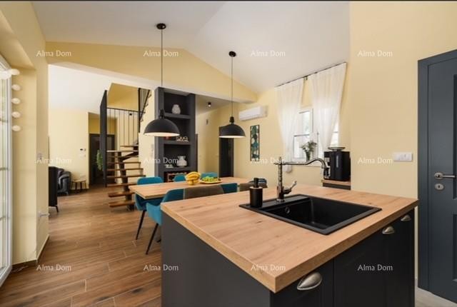 Роскошная, полностью меблированная вилла в Истрии с студией, бассейном и видом на море, Канфанар! 4