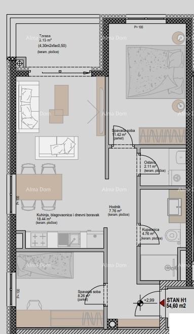 Продажа квартир в современной новостройке, Пореч! 7