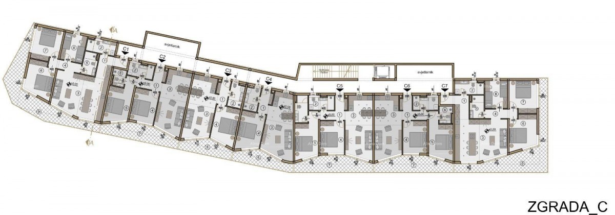 Vendita di appartamenti moderni in un edificio esclusivo con vista sul porto, Pula! 3