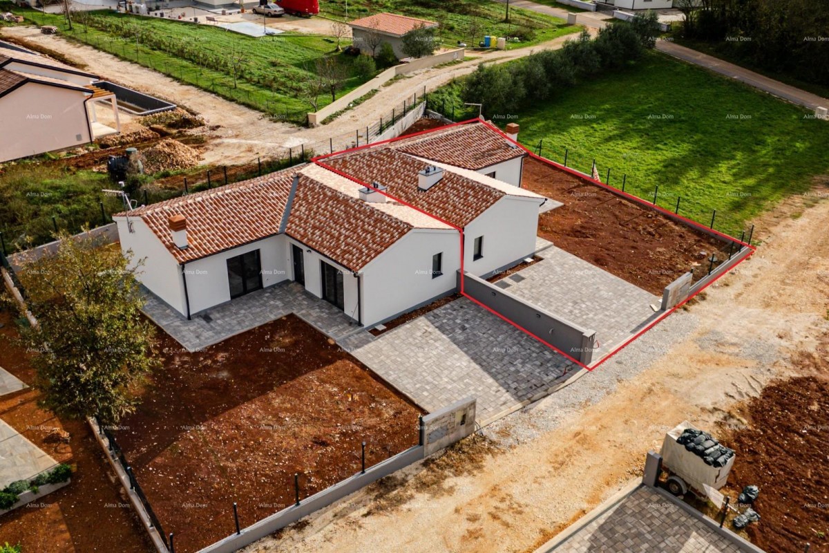 BARBAN, KOŽLJANI - New construction / Duplex, right part. Ecological place 11