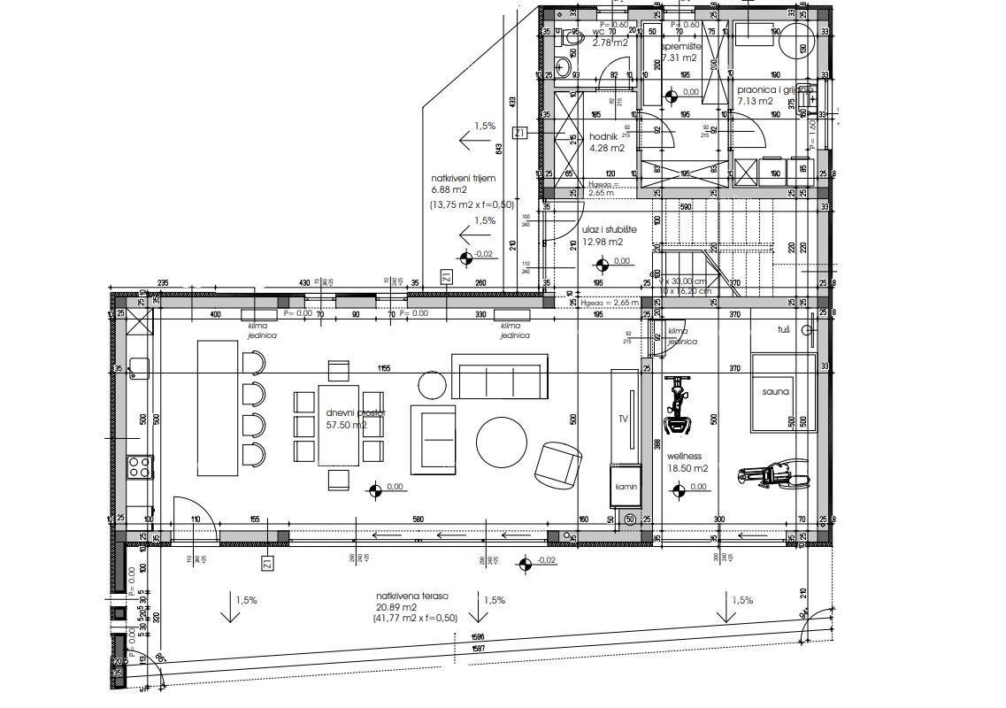 Villa con piscina e vista mare, Tar! 4