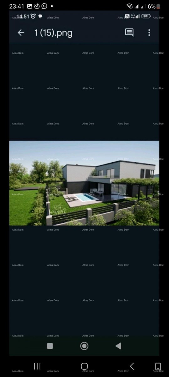 Liznjan, duplex house with pool 120m2. 4