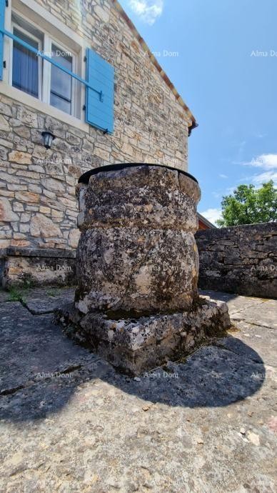 Sveti Lovreč, splendida villa in pietra con ampio giardino 14