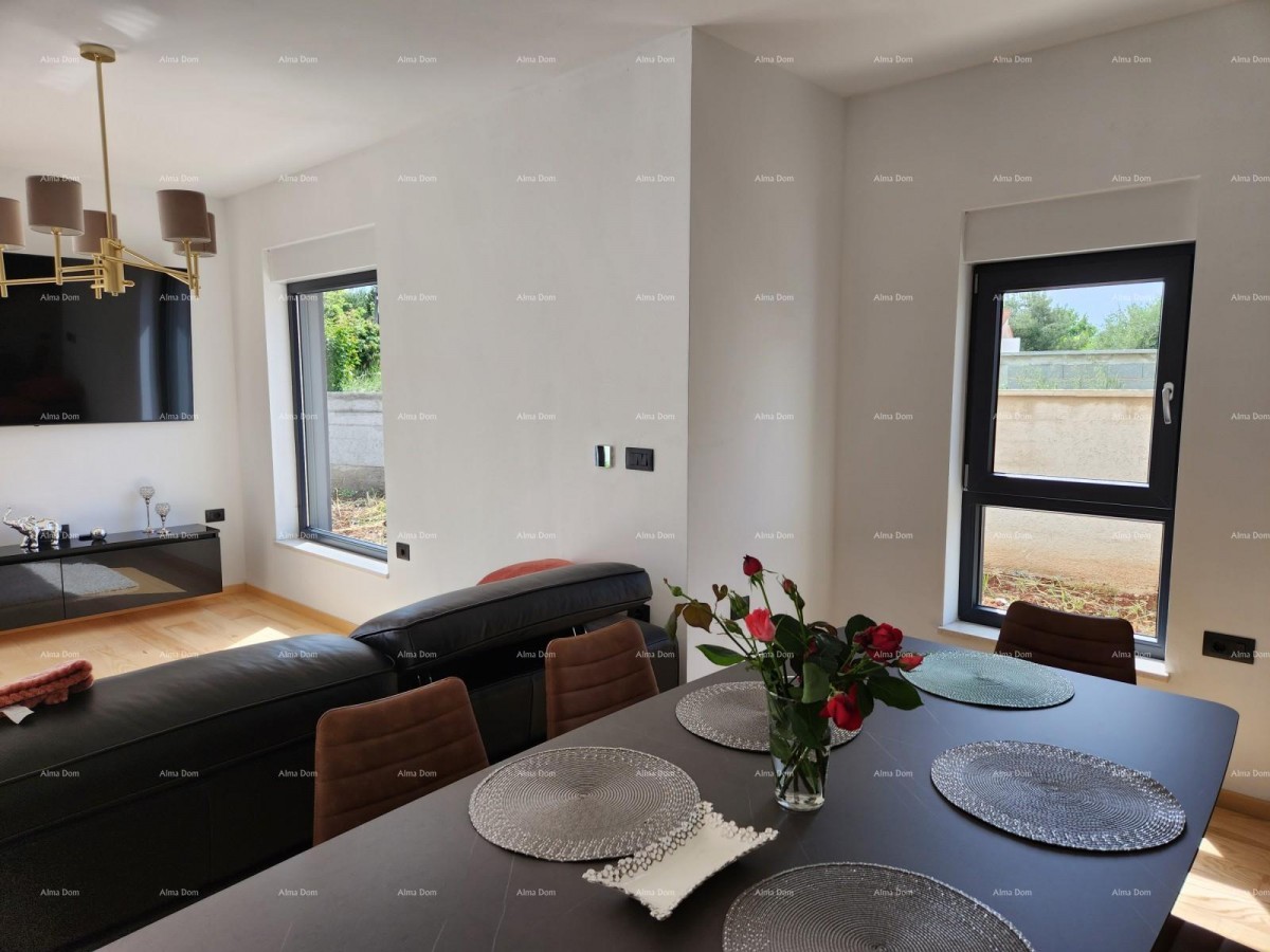 Istria, Ližnjan, 1 km dal centro di Medulin, nuova casa moderna con piscina per le vacanze. 4