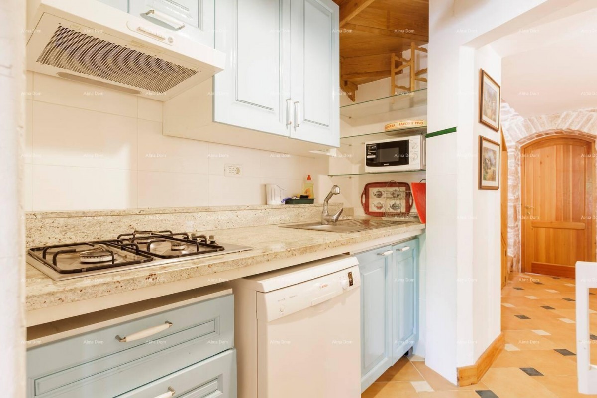 Marčana. Two stone houses with a swimming pool. 17