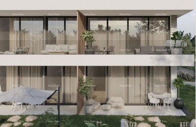 Sale - Apartment under construction with a yard and parking space, near Rovinj!