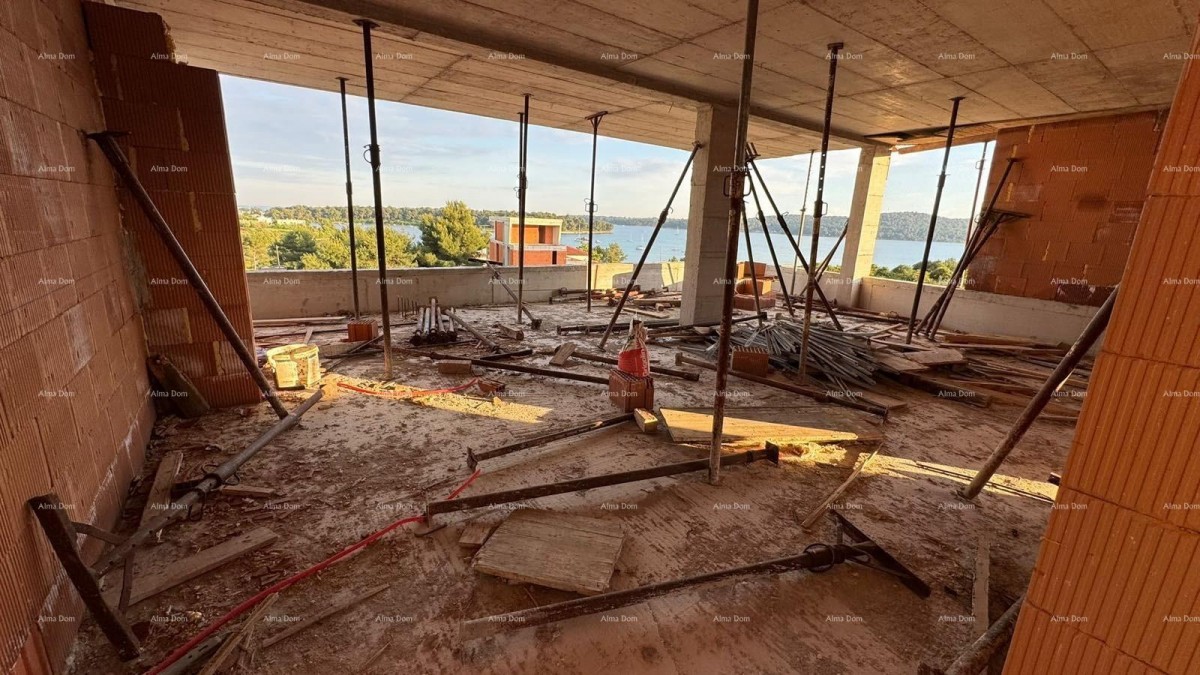 Mukalba, Medulin, Prodaja kuće u roh-bau fazi s pogledom na more 17