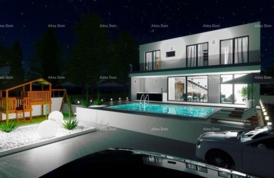 KANFANAR - Gradbena parcela 512 m² z gradbenim dovoljenjem
