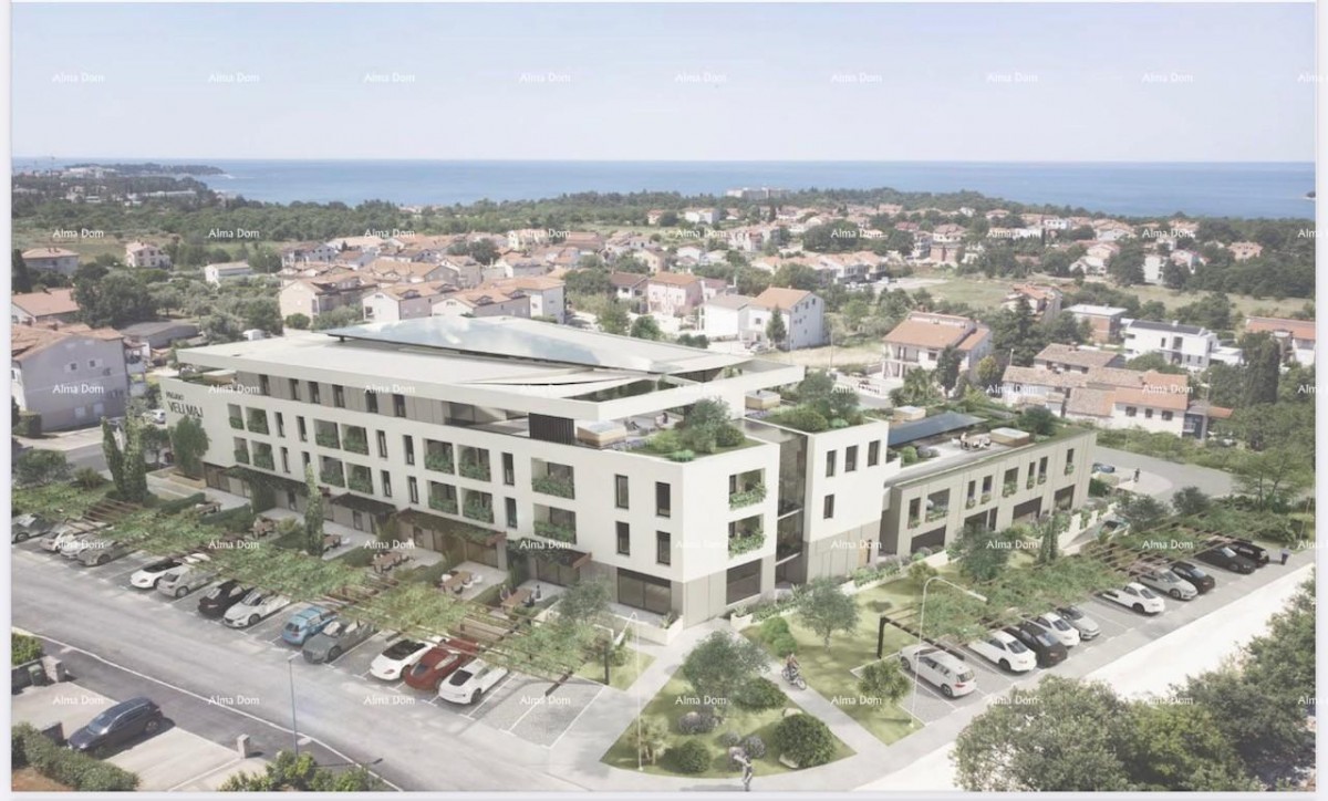 Sale of apartments in a new commercial-residential project, Poreč, C102 2