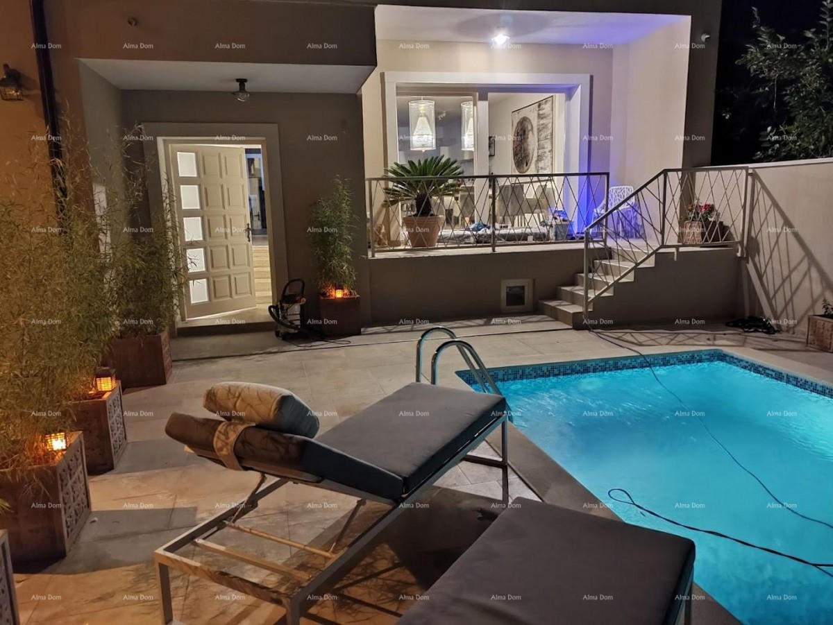 Pula Veruda Прекрасная, полностью отреставрированная австро-венгерская каменная вилла с видом на море. 3