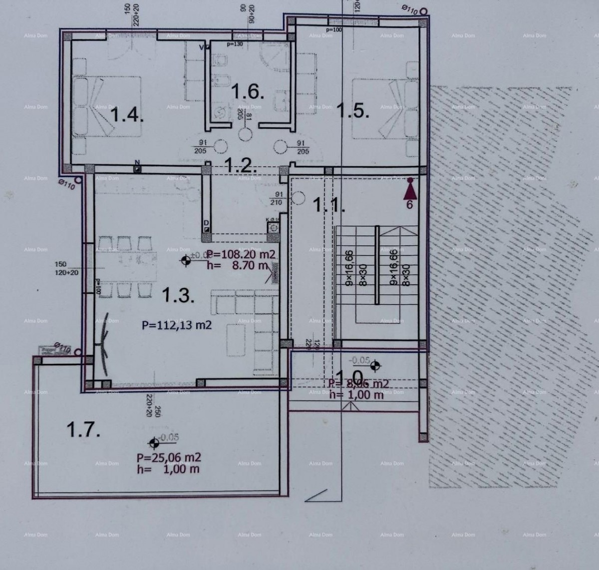 Prodaja stanova u novogradnji s parkirnim mjestom - 500 m od mora – Barbariga! 10