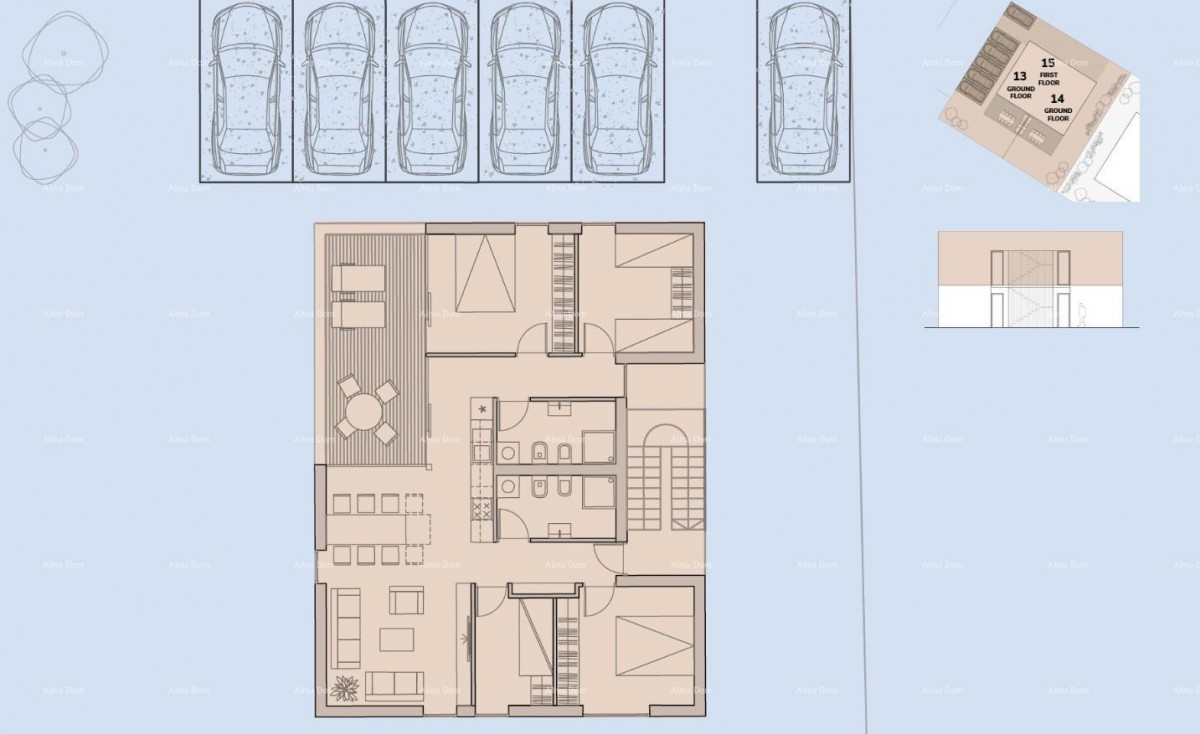 Vendita di appartamenti in nuova costruzione, a 5 minuti dalla spiaggia, Umago! 6