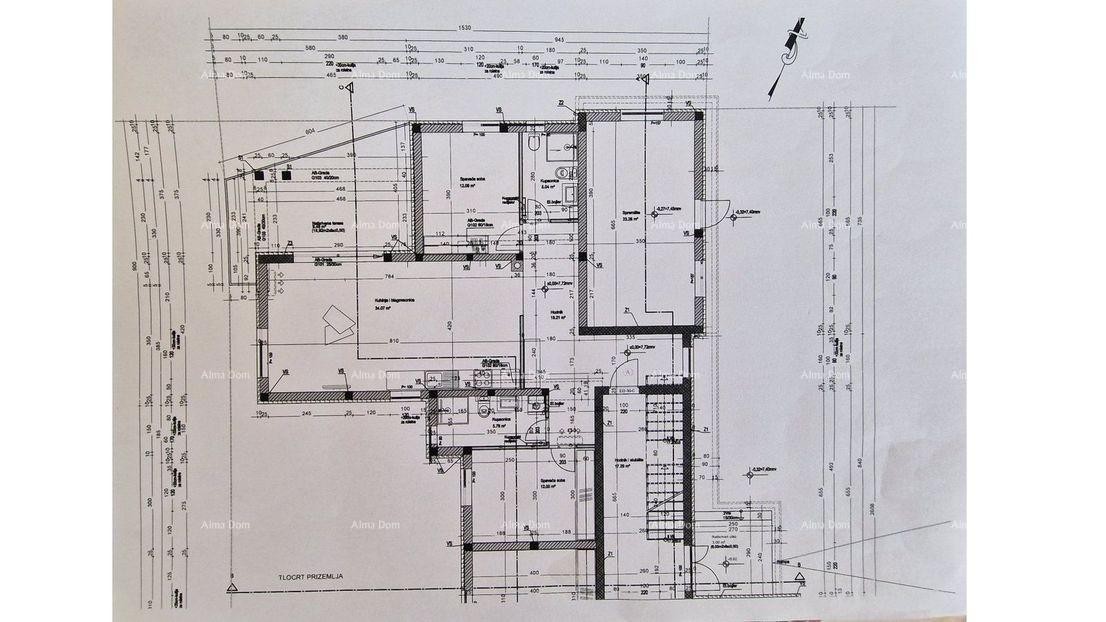Prostran stan v Fažani, blizu centra in morja, popoln za življenje ali počitnice! 2