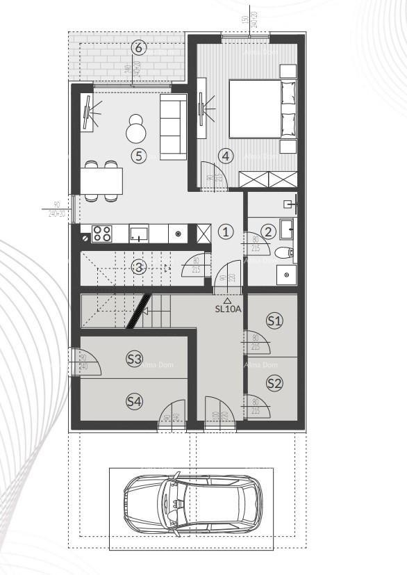 Prodaja stana s vrtom i parkirnim mjestom u novom stambenom kompleksu, Štinjan! 10A 15