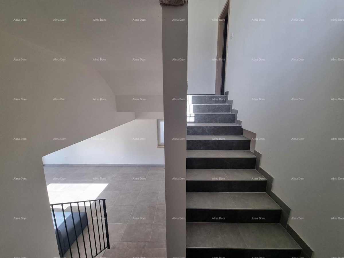 Modern duplex house with a rooftop terrace and panoramic sea view. 14