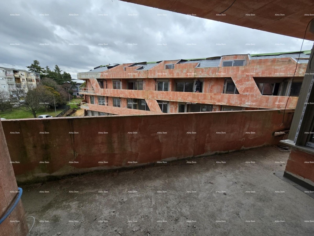Poreč, residential and commercial building under construction with apartments and underground garages 17