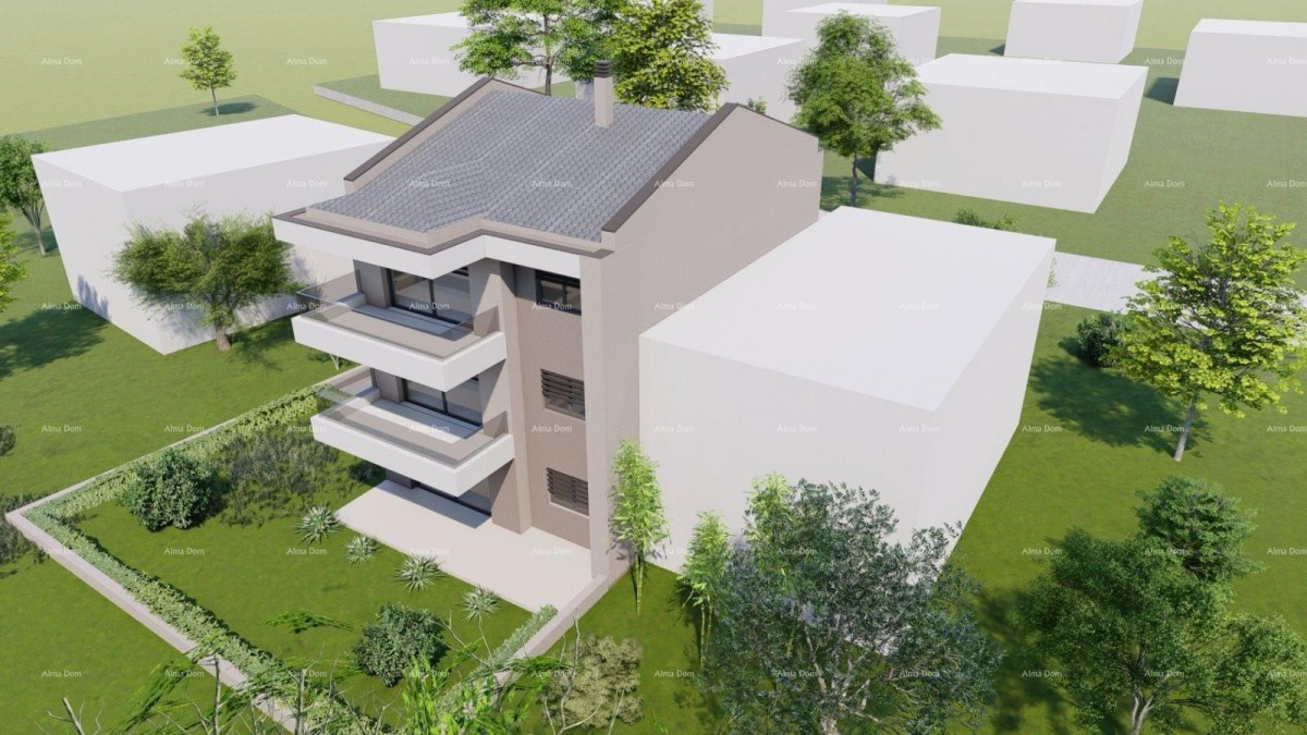 Novi projekt – stan u Valbandonu, 650 m od mora. Novogradnja. 8