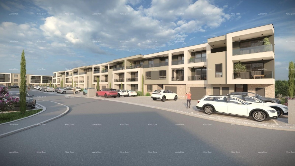 Продажа! Квартира в новостройке с 3 спальнями и двумя парковочными местами, Пула, Вальдебек! S4 11