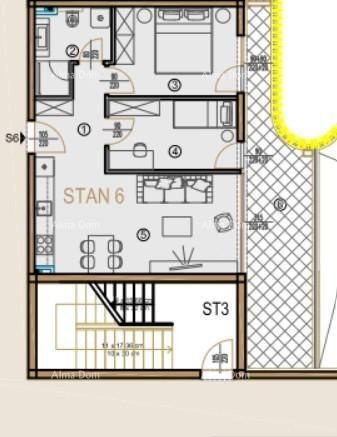 Vendita - moderno appartamento con due camere da letto in ottima posizione, Poreč!! S6 2